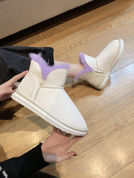 Casual γυναικείες μπότες με επίπεδη σόλα 