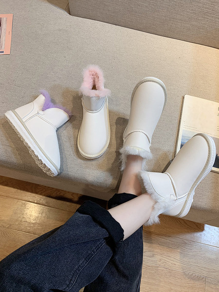 Casual γυναικείες μπότες με επίπεδη σόλα 