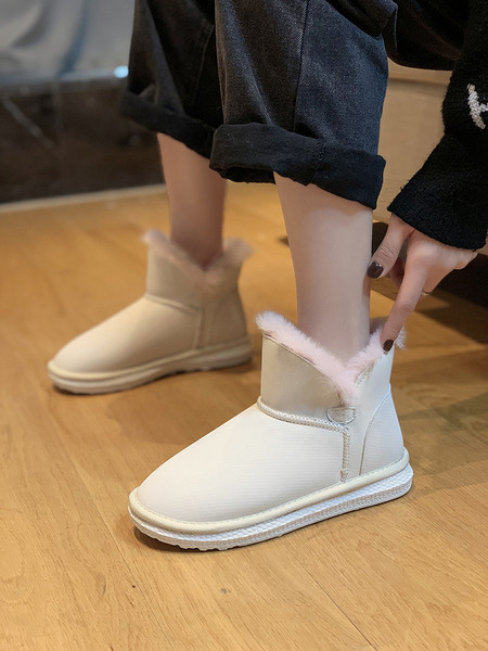 Casual γυναικείες μπότες με επίπεδη σόλα 