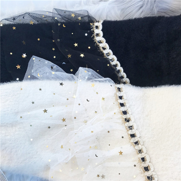 Γυναικεία μοντέρνα καθημερινή ζακέτα νέο μοντέλο με τούλι και λαιμόκοψη