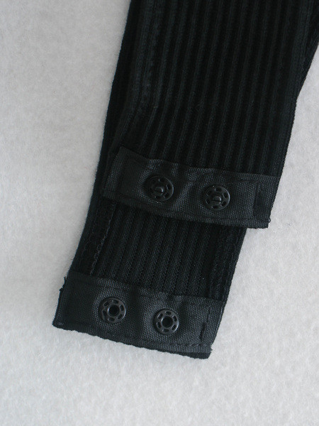 Дамско боди с поло яка и изрязани части