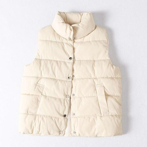 Ženski jesensko-zimski prsluk s gumbima