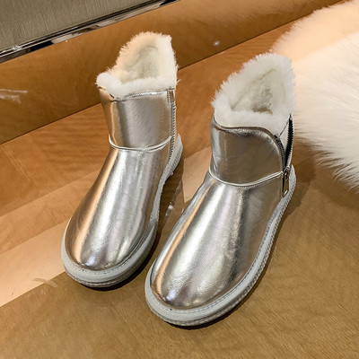 Дамски ежедневни боти с равна подметка и цип