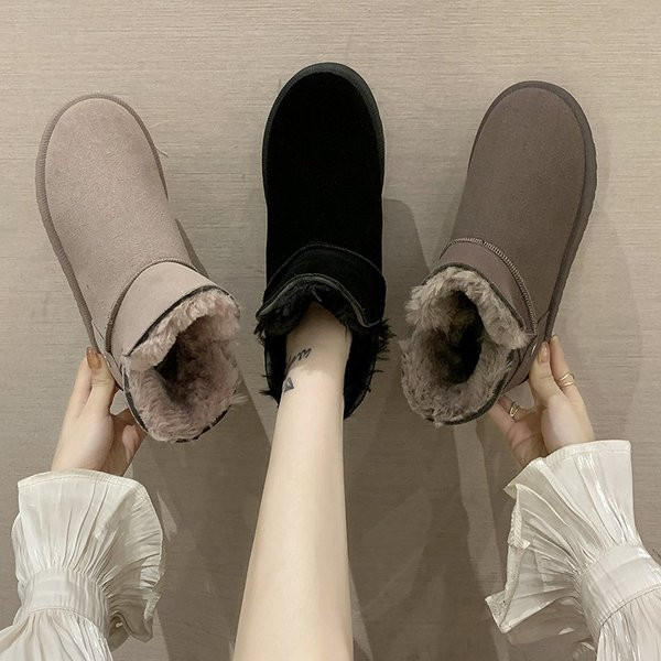 Uus mudel lameda talla ja udusulgedega naiste saapad