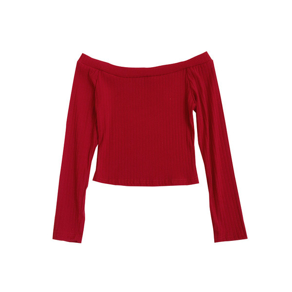 Aktuelna ženska bluza sa lađa izrezom