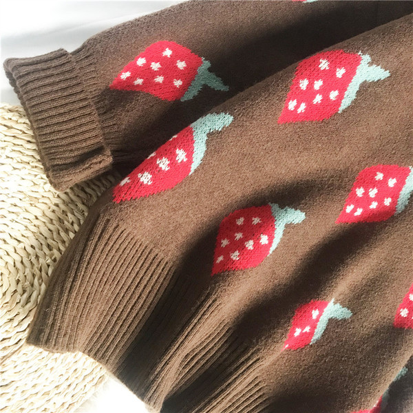 Naiste talvekampsun kõrge polo krae ja pikkade varrukatega