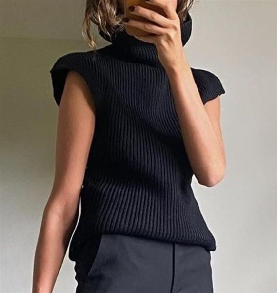 Γυναικείο πουλόβερ με κολάρο