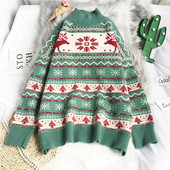 Kõrge kraega vabaaja kootud kampsun naistele