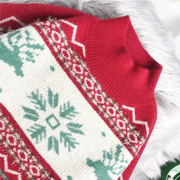 Kõrge kraega vabaaja kootud kampsun naistele