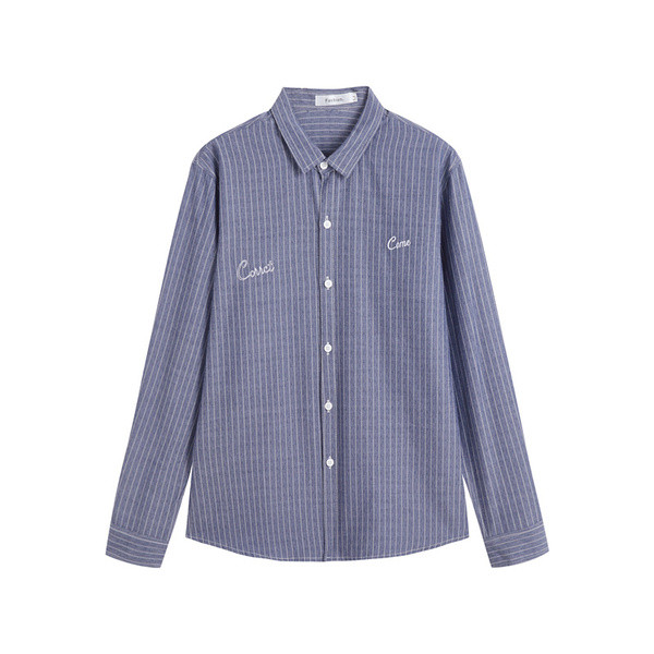 Uue mudeli tikandiga pikkade varrukatega meeste särk