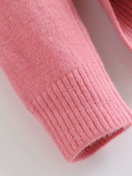 Πουλόβερ φαρδύ για γυναίκες με ημι-υψηλό γιακά