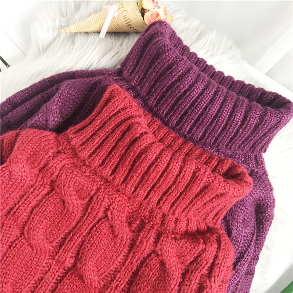 Moodne lühike kõrge kraega naiste kampsun