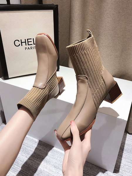 Naiste saapad - ümara soki tüüpi mudel