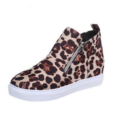 Adidasi de dama cu fermoar si platforma interioara pentru femei