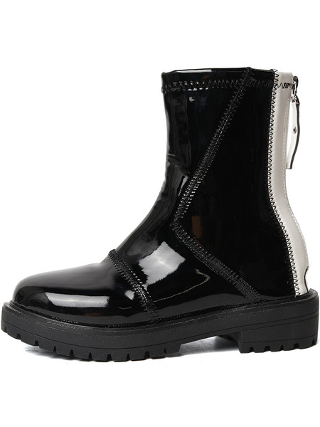 Kareda tallaga naiste lakknahast kingad - musta värvi