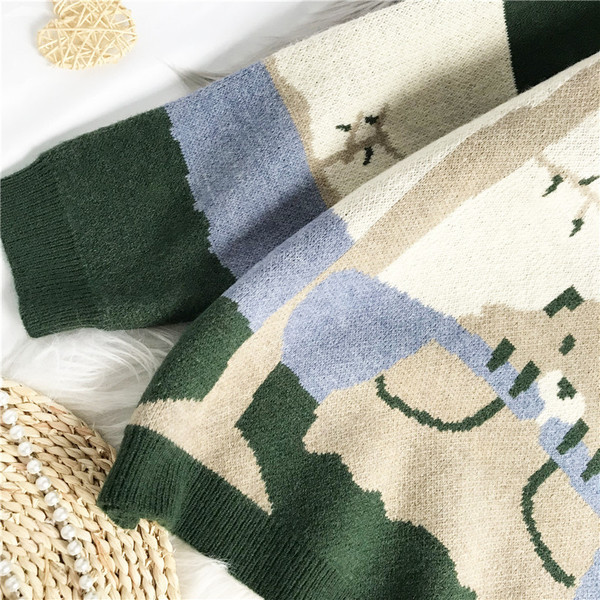 Naiste vabaaja kampsun - ümara kaelusega ja pikkade varrukatega