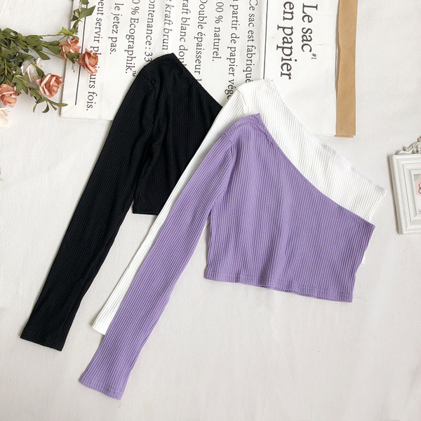 Naujo modelio moteriška palaidinė viena rankove