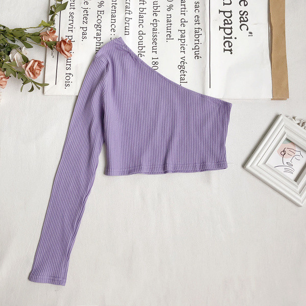 Naujo modelio moteriška palaidinė viena rankove