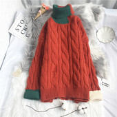 Laia mudeliga naiste kampsun polo kraega