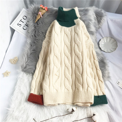 Laia mudeliga naiste kampsun polo kraega