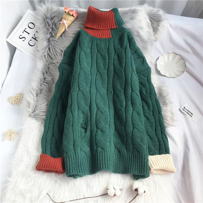 Laia mudeliga naiste kampsun polo kraega