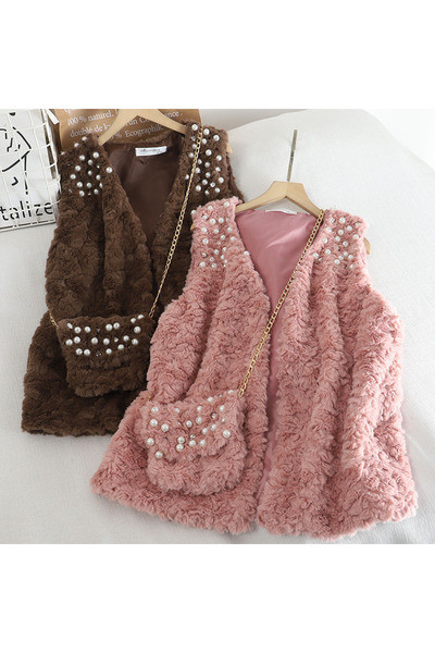 Uus mudel pärlitega naiste sulevest