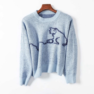 Πουλόβερ για γυναίκες με οβάλ λαιμόκοψη