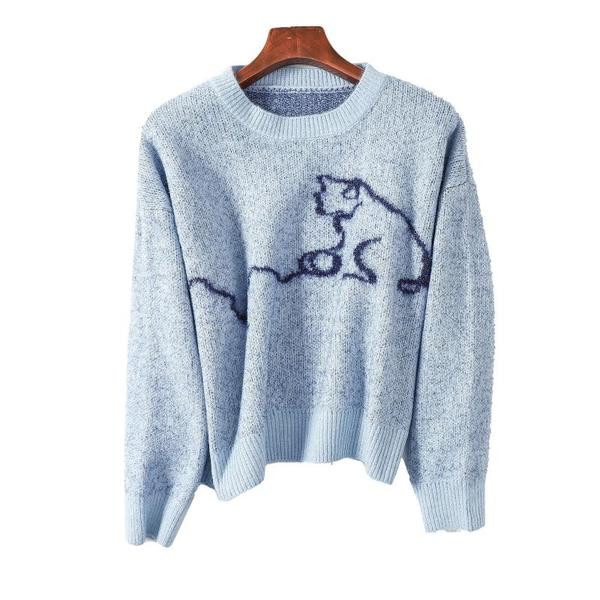 Πουλόβερ για γυναίκες με οβάλ λαιμόκοψη