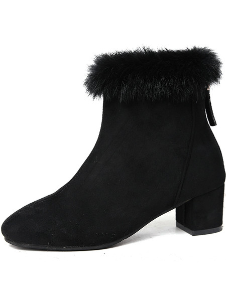 Öko seemisnahast udusulgedega ja 5 cm paksuse kontsaga naiste saapad