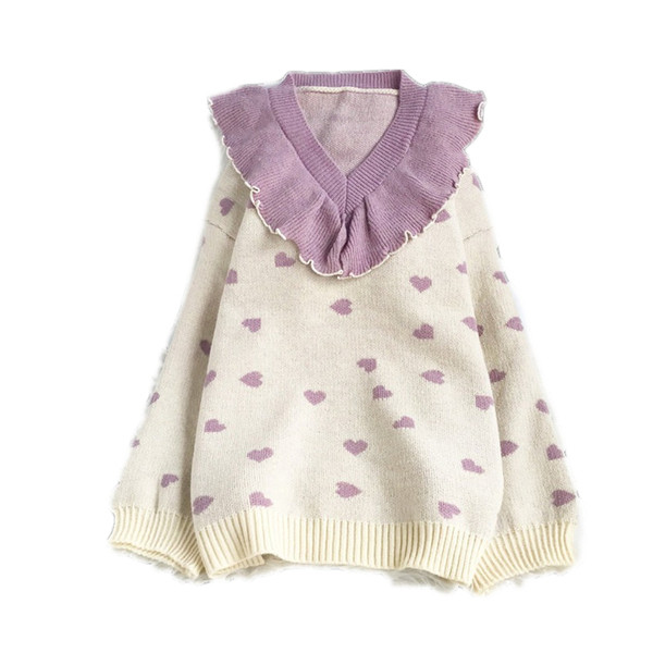 Moekas spitsikaelusega ja lokkidega kampsun naistele