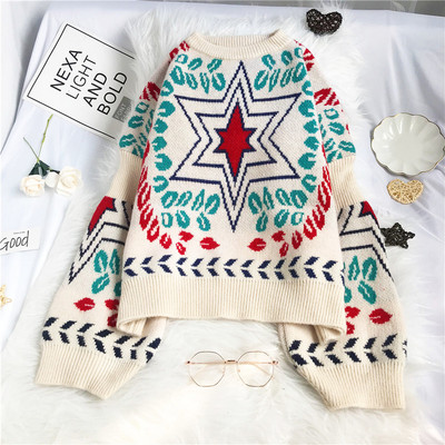 Naiste pikkade varrukatega kampsun - lai mudel