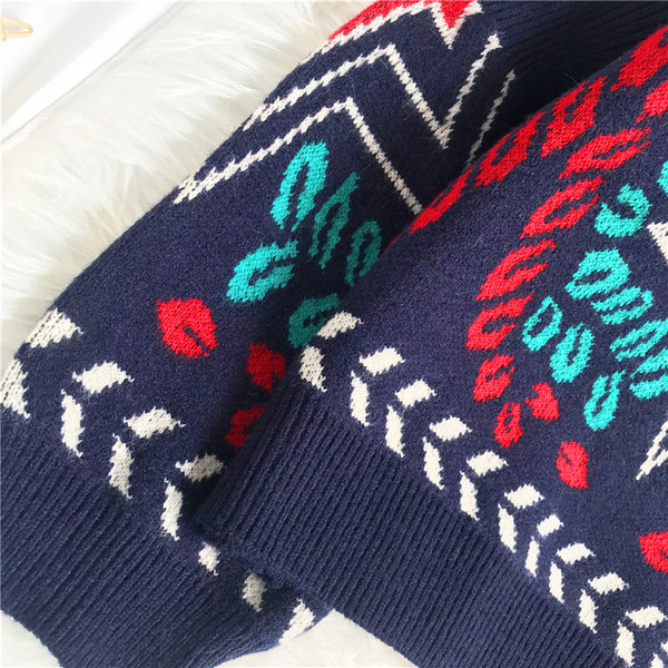 Naiste pikkade varrukatega kampsun - lai mudel