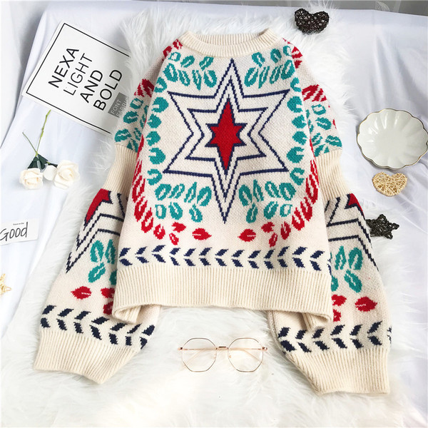 Naiste pikkade varrukatega kampsun - lai mudel