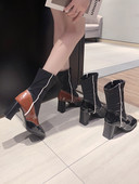 Naiste sokitüüpi saapad paksusega 7,5 cm kontsaga