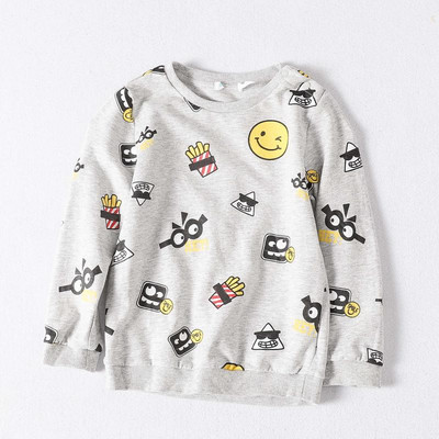 Naujo modelio vaikiška palaidinė berniukams su spalvotomis aplikacijomis