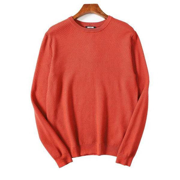 Ανδρικό φθινοπωρινό  πουλόβερ με στρογγυλό λαιμόκοψη μοντέλο