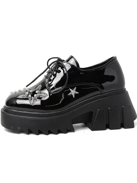 Naiste vabaajajalatsid tikandiga ja 7 cm platvormiga