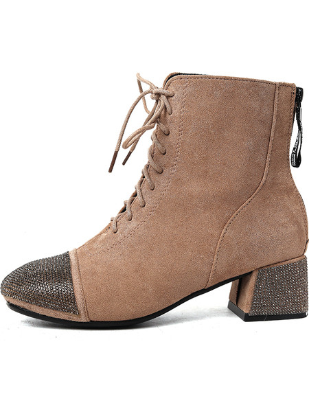 Naiste kividega saapad ja 5 cm paksune paeltega konts