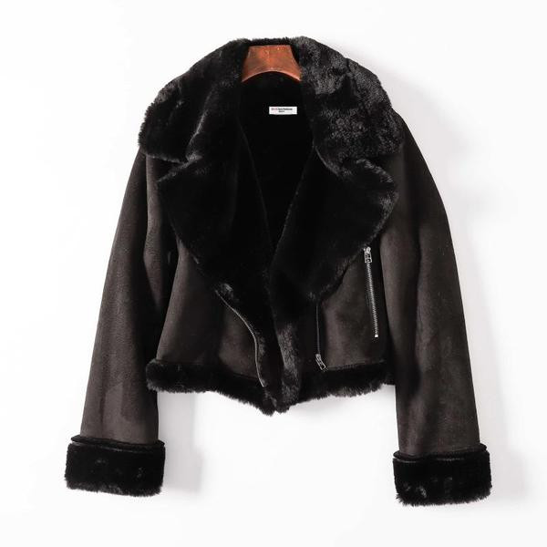 Sügis-talvine lühike sooja voodriga jope