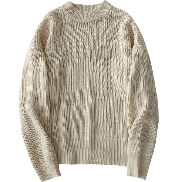 Γυναικείο πουλόβερ κλασικό  μοντέλο με στρογγυλή λαιμόκοψη