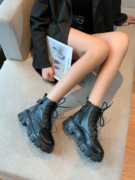 Naiste saapad 5 cm platvormi ja pandlaga