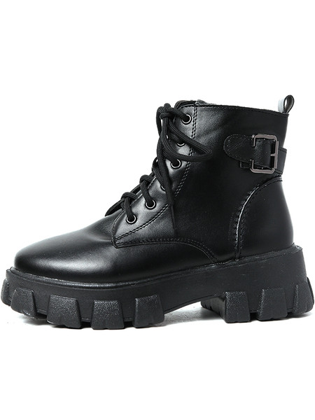 Naiste saapad 5 cm platvormi ja pandlaga