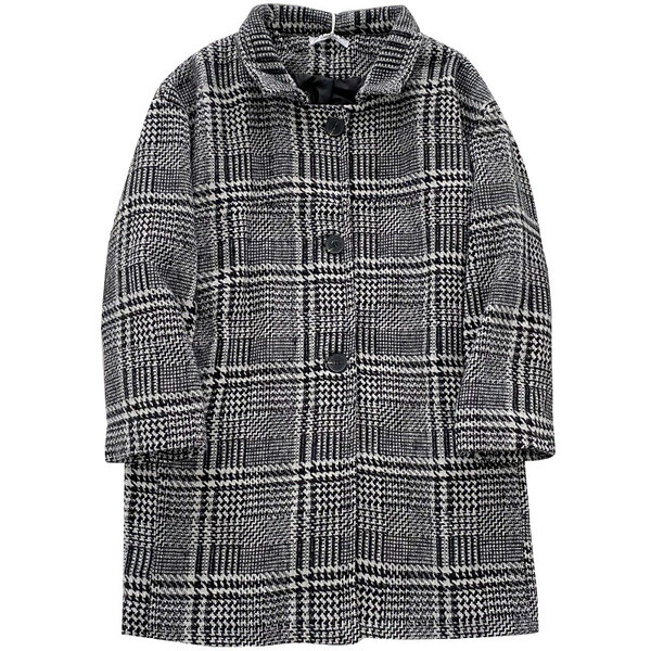 Moodne keskmise pikkusega naiste ruuduline mantel