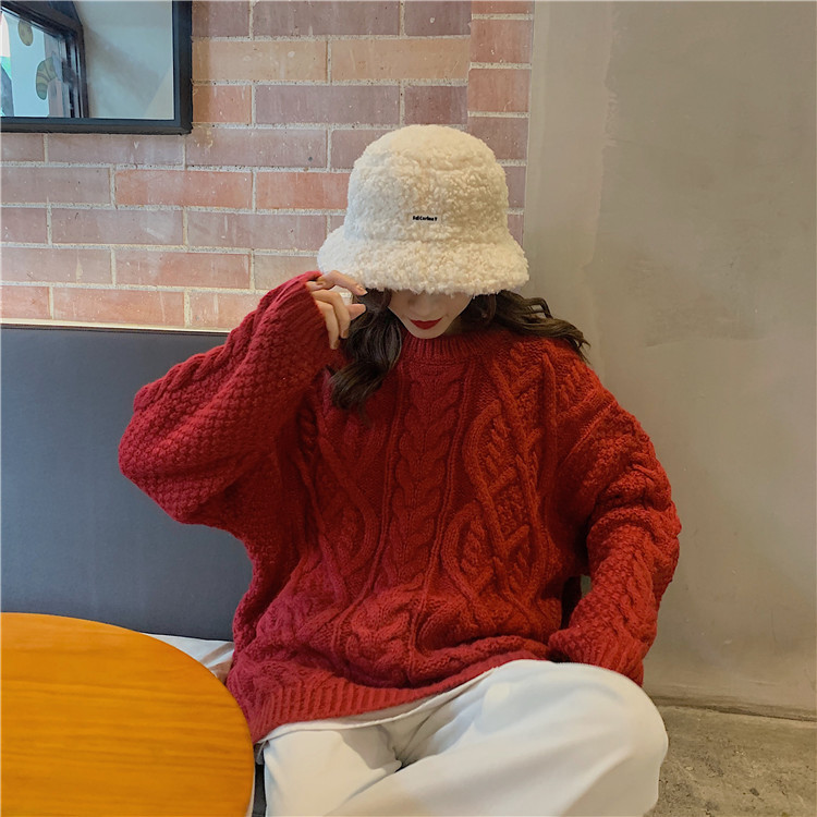 Γυναικείο καθημερινό πουλόβερ με φαρδύ μοντέλο