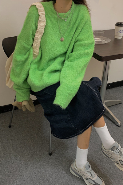 Naiste vabaaja lai kampsun tavaline mudel