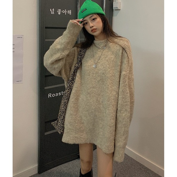 Naiste vabaaja lai kampsun tavaline mudel