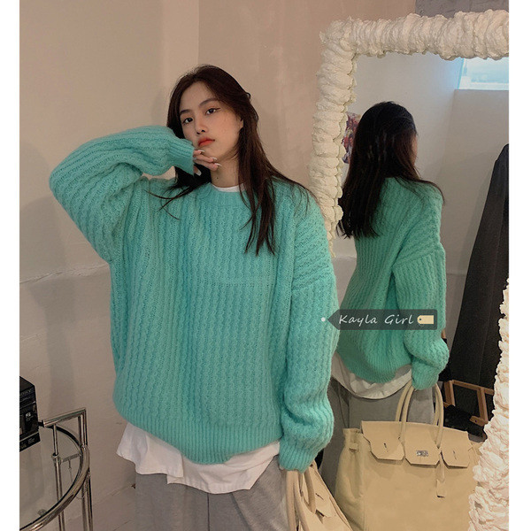 Καθημερινό  γυναικείο φαρδύ πουλόβερ