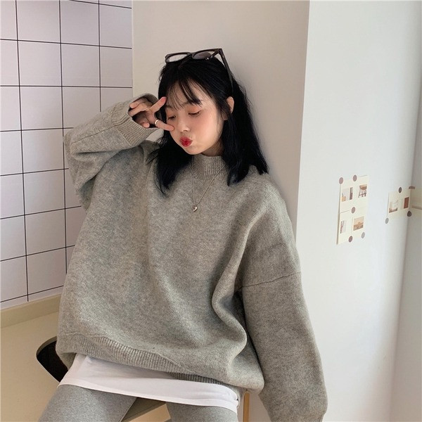 Naiste praegune lai kampsun tavaline mudel