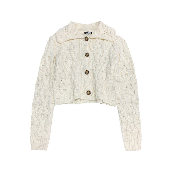 Vesta de iarna dama cu nasturi si guler