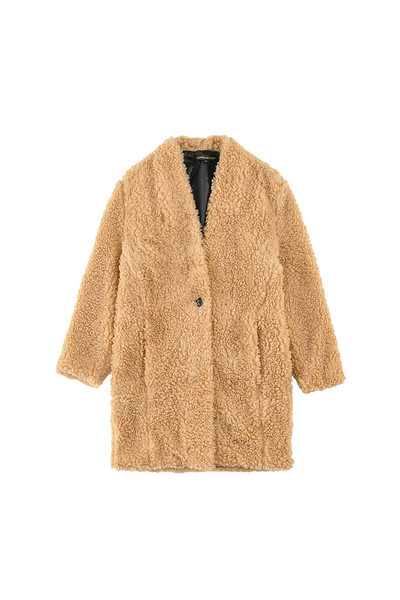 Naiste lai sulemantel spits-kaelusega mudel